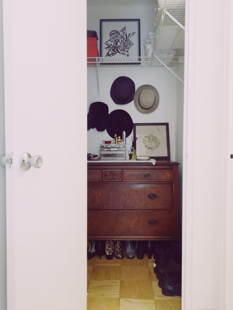 My NYC Studio Apartment Closet